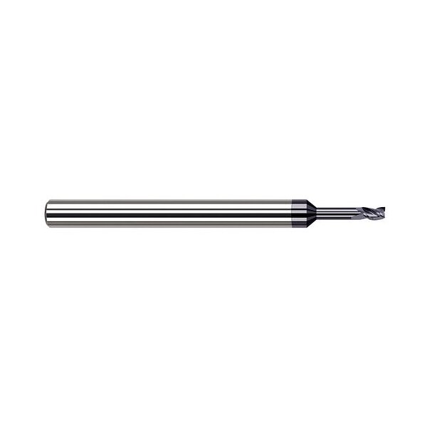 Harvey Tool .9mm Cutter dia. x 0.0520 in. x 0.1870 in. 3/16 Reach Carbide Square End Mill, 4 Flutes 861635-C3 - main